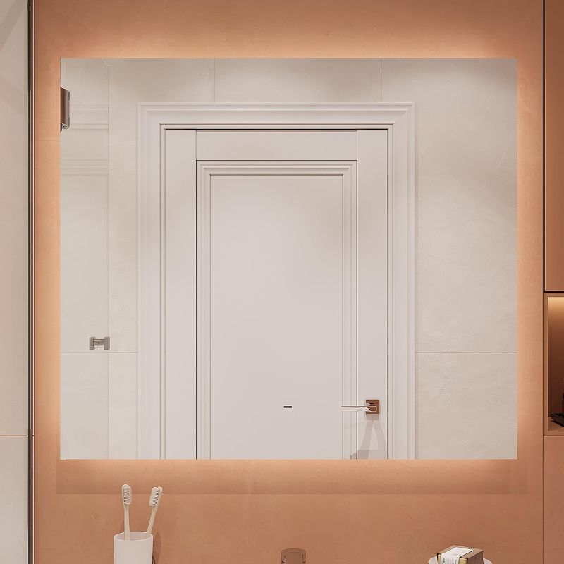 Зеркало DIWO Элиста 80 ЗЛП1742 с подсветкой с бесконтактным выключателем