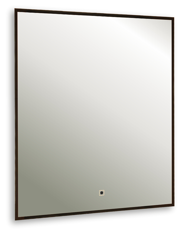 Зеркало AQUAme AQM9101B 60 с подсветкой цвет Черный с бесконтактным выключателем с подогревом и диммером